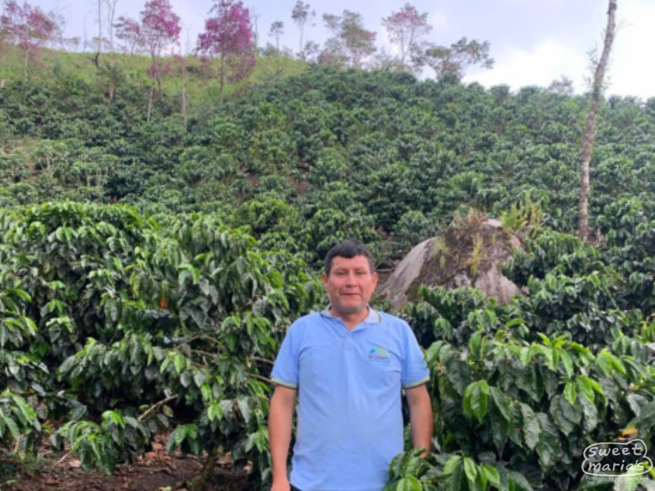 Ronal Carranza at his farm