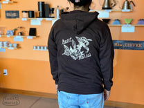 Sweet Maria's Chocolate Brown Hoodie -Detail