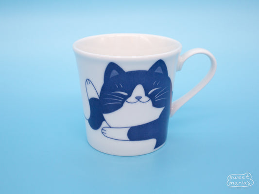 Tuxedo Cat Nap Mug, 9 ounce, Made in Japan